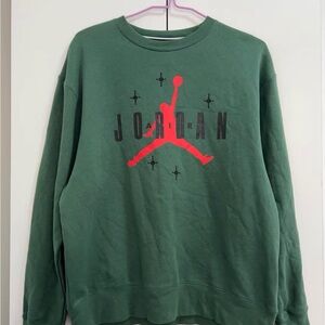 Nike Jordan Green Long Sleeve Shirt